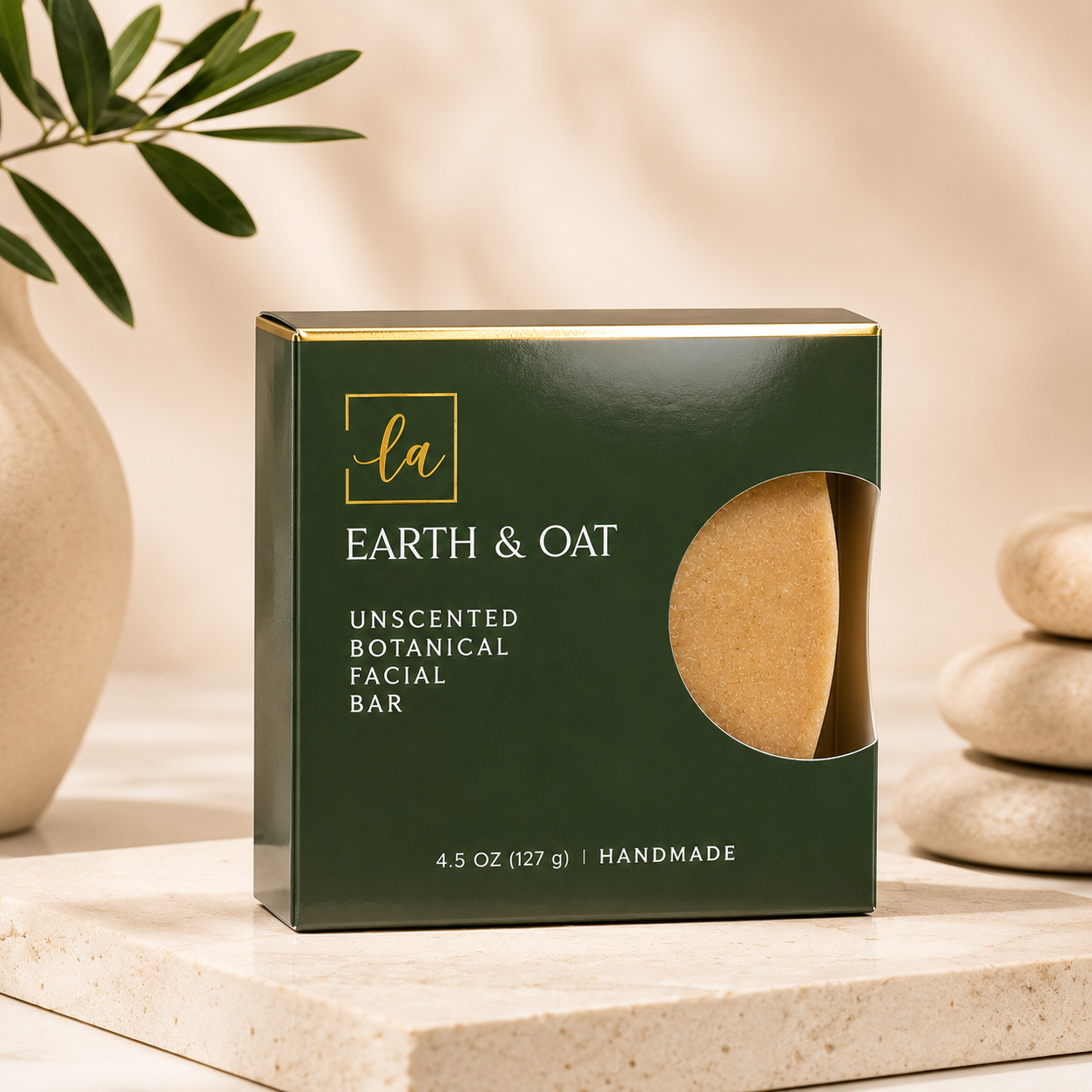 Earth & Oat Botanical Facial Bar Soap