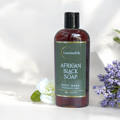African Black Soap Body Wash - LUMINAFRIK
